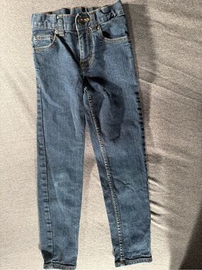 Faded Glory Boys Rinse Wash Stretch Straight Leg Denim Jeans Size 8S